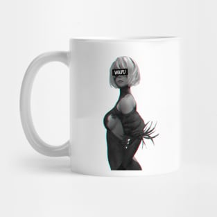 NieR Automata 2B Waifu Material Mug